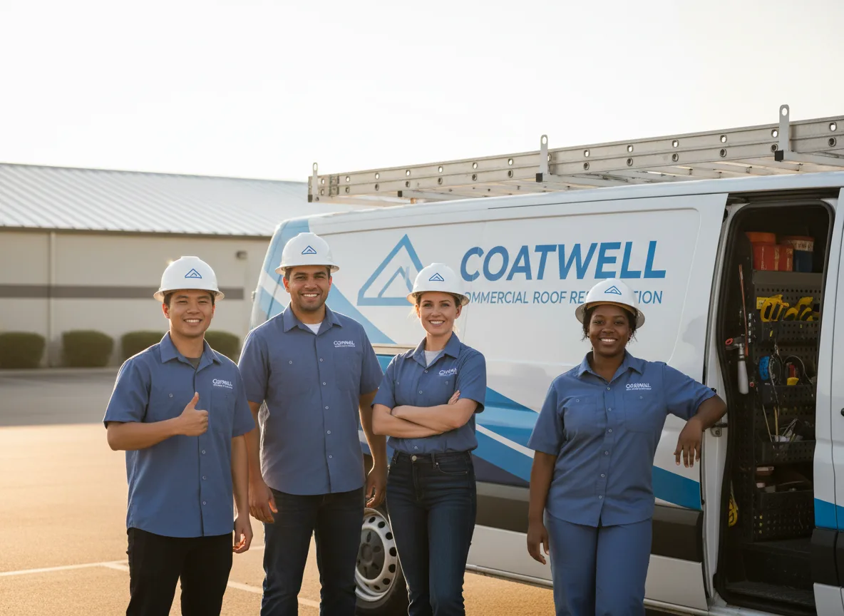 Commercial roof coating company in Mentone, CA